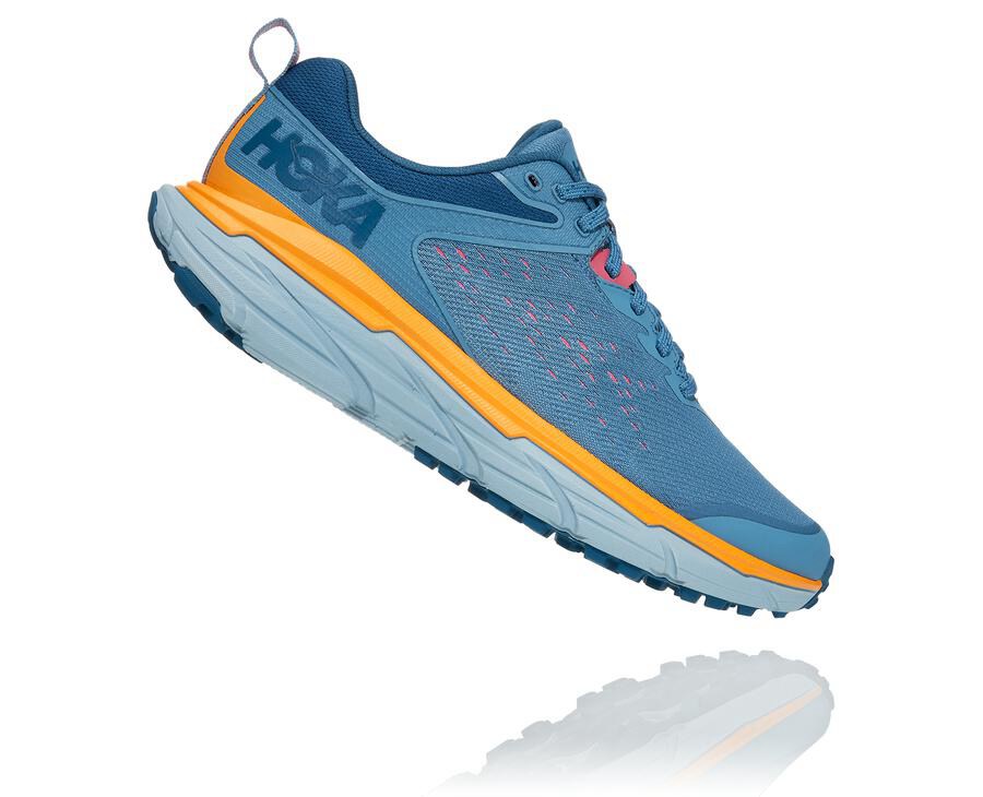 Tenis Trail Hoka One One Feminino Azuis - Challenger Atr 6 - 614-OFSTRQ